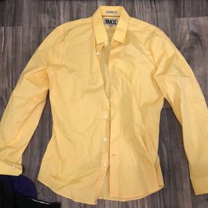 Fitted Yellow express dress shirt